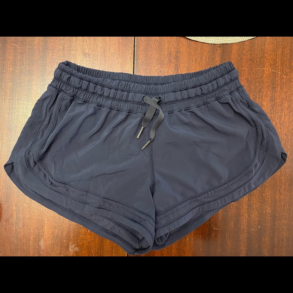 Lululemon mesh lined navy shorts!